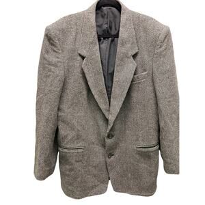 Harvé Bernard Wool Blend Blazer 44R